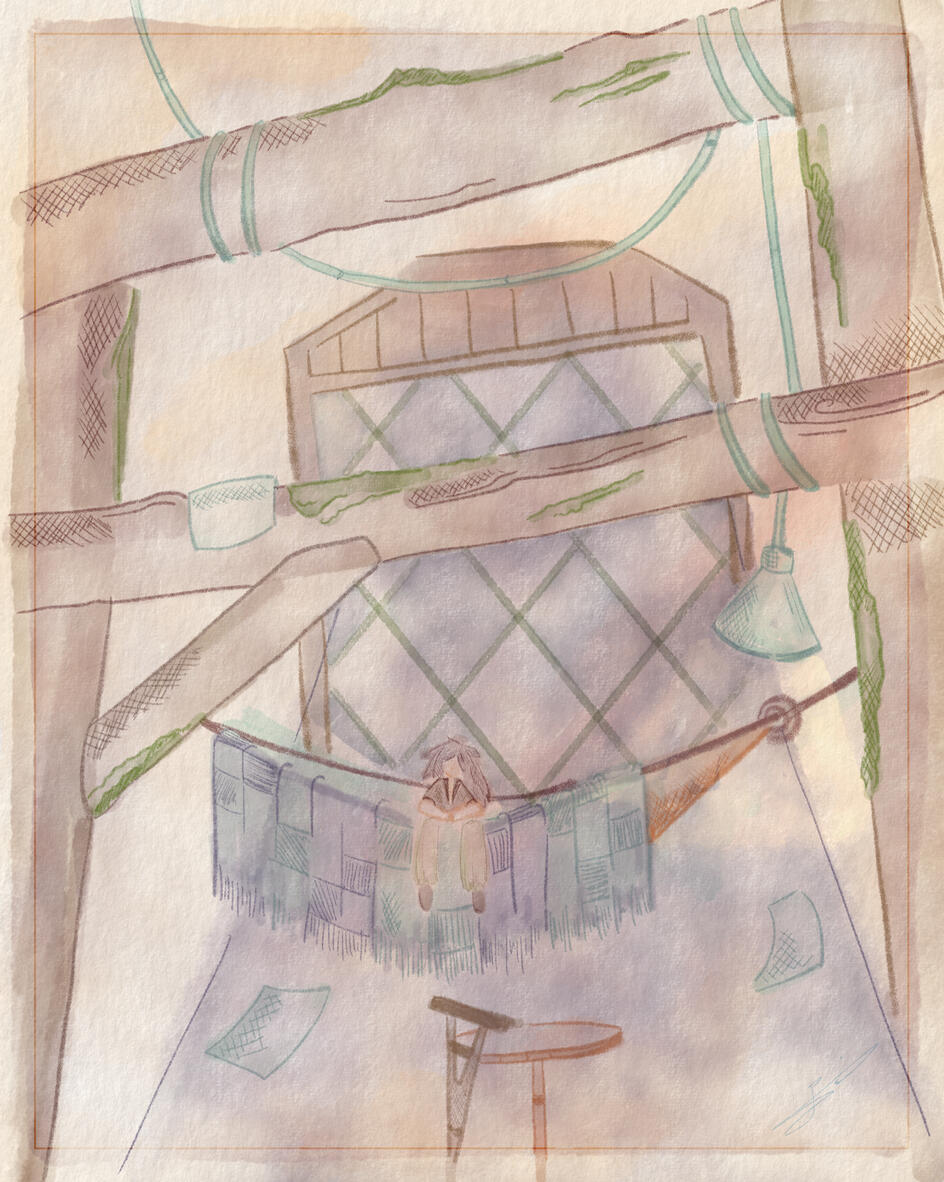 Seule dans l'Atelier